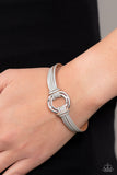 Free Range Fashion - Silver Bracelet - Paparazzi Accessories Bracelet Bedazzle Me Pretty Mobile Fashion Boutique