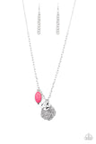 Free-Spirited Forager - Pink Necklace - Paparazzi Accessories Necklace Bedazzle Me Pretty Mobile Fashion Boutique