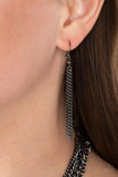 Free to CHAINge My Mind - Black Necklace - Paparazzi Accessories Necklace Bedazzle Me Pretty Mobile Fashion Boutique