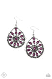 Free To Roam - Purple Earrings - Paparazzi Accessories Earrings Bedazzle Me Pretty Mobile Fashion Boutique