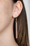 Freedom Isnt Free - Gold Necklace - Paparazzi Accessories Necklace Bedazzle Me Pretty Mobile Fashion Boutique