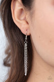 Freedom Isnt Free - Silver Necklace - Paparazzi Accessories Necklace Bedazzle Me Pretty Mobile Fashion Boutique