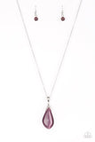Friends In GLOW Places - Purple Necklace - Paparazzi Accessories Necklace Bedazzle Me Pretty Mobile Fashion Boutique