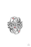 FRILL Out! - Pink Ring - Paparazzi Accessories Ring Bedazzle Me Pretty Mobile Fashion Boutique