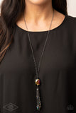 Fringe Flavor - Multi Necklace - Paparazzi Accessories Necklace Bedazzle Me Pretty Mobile Fashion Boutique