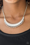 Fringe Out - Brown Necklace - Paparazzi Accessories Necklace Bedazzle Me Pretty Mobile Fashion Boutique