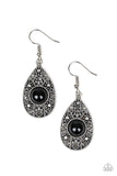 From POP To Bottom - Black Earrings - Paparazzi Accessories Earrings Bedazzle Me Pretty Mobile Fashion Boutique