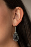 From POP To Bottom - Black Earrings - Paparazzi Accessories Earrings Bedazzle Me Pretty Mobile Fashion Boutique
