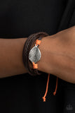 FROND and Center - Orange Bracelet - Paparazzi Accessories Bracelet Bedazzle Me Pretty Mobile Fashion Boutique