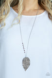 Frond Fantasy - Brown Necklace - Paparazzi Accessories Necklace Bedazzle Me Pretty Mobile Fashion Boutique