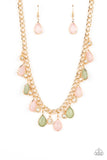 Frosted and Framed - Multi Necklace - Paparazzi Accessories Necklace Bedazzle Me Pretty Mobile Fashion Boutique