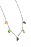 Fruity Flair - Multi Necklace - Paparazzi Accessories Necklace Bedazzle Me Pretty Mobile Fashion Boutique