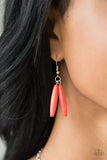 Full Of Flavor - Orange Necklace - Paparazzi Accessories Necklace Bedazzle Me Pretty Mobile Fashion Boutique