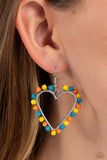 Fun-Loving Fashion - Yellow Earrings - Paparazzi Accessories Earrings Bedazzle Me Pretty Mobile Fashion Boutique