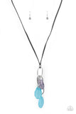 Fundamentally Flirtatious - Blue Necklace - Paparazzi Accessories Necklace Bedazzle Me Pretty Mobile Fashion Boutique