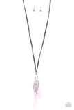 Fundamentally Flirtatious - Pink Necklace - Paparazzi Accessories Necklace Bedazzle Me Pretty Mobile Fashion Boutique
