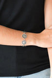 Funky Flower Child - Silver Bracelet - Paparazzi Accessories Bracelet Bedazzle Me Pretty Mobile Fashion Boutique