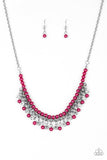 Future Fashionista - Pink Necklace - Paparazzi Accessories Necklace Bedazzle Me Pretty Mobile Fashion Boutique