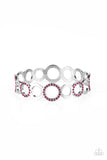 Future, Past, and POLISHED - Pink Bracelet - Paparazzi Accessories Bracelet Bedazzle Me Pretty Mobile Fashion Boutique