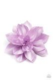 Gala Garden - Purple Hair Clip - Paparazzi Accessories Hair Clip Bedazzle Me Pretty Mobile Fashion Boutique