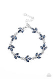 Gala Garland - Blue Bracelet - Paparazzi Accessories Bracelet Bedazzle Me Pretty Mobile Fashion Boutique