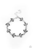 Gala Garland - Silver Bracelet - Paparazzi Accessories Bracelet Bedazzle Me Pretty Mobile Fashion Boutique