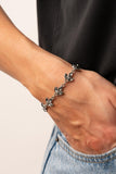 Gala Garland - Silver Bracelet - Paparazzi Accessories Bracelet Bedazzle Me Pretty Mobile Fashion Boutique