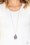 Gala Glimmer - Pink Necklace - Paparazzi Accessories Necklace Bedazzle Me Pretty Mobile Fashion Boutique