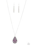 Gala Glimmer - Pink Necklace - Paparazzi Accessories Necklace Bedazzle Me Pretty Mobile Fashion Boutique