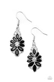 Gala Goddess - Black Earrings - Paparazzi Accessories Earrings Bedazzle Me Pretty Mobile Fashion Boutique