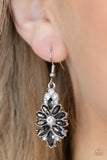 Gala Goddess - Silver Earrings - Paparazzi Accessories Earrings Bedazzle Me Pretty Mobile Fashion Boutique