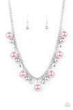 Galactic Gala - Pink Necklace - Paparazzi Accessories Necklace Bedazzle Me Pretty Mobile Fashion Boutique