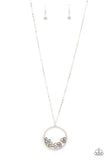 Galactic Glow - Multi Necklace - Paparazzi Accessories Necklace FS-Bedazzle Me Pretty Mobile Fashion Boutique
