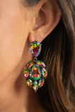 Galactic Go-Getter - Multi Post Earrings - Paparazzi Accessories Post Earrings Bedazzle Me Pretty Mobile Fashion Boutique