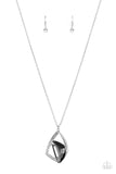 Galactic Wonder - Silver Necklace - Paparazzi Accessories Necklace Bedazzle Me Pretty Mobile Fashion Boutique
