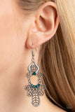 Galapagos Gala - Blue Earrings - Paparazzi Accessories Earrings Bedazzle Me Pretty Mobile Fashion Boutique
