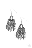 Galapagos Glamping - White Earrings - Paparazzi Accessories Earrings Bedazzle Me Pretty Mobile Fashion Boutique