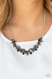 Galaxy Game-Changer - Silver Necklace - Paparazzi Accessories Necklace Bedazzle Me Pretty Mobile Fashion Boutique