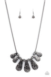 Gallery Goddess - Black Necklace - Paparazzi Accessories Necklace Bedazzle Me Pretty Mobile Fashion Boutique