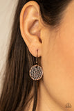 Gallery Guru - Copper Necklace - Paparazzi Accessories Necklace Bedazzle Me Pretty Mobile Fashion Boutique
