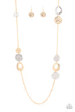 Gallery Guru - Gold Necklace - Paparazzi Accessories Necklace Bedazzle Me Pretty Mobile Fashion Boutique