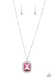 Galloping Gala - Pink Necklace - Paparazzi Accessories Necklace Bedazzle Me Pretty Mobile Fashion Boutique