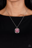Galloping Gala - Pink Necklace - Paparazzi Accessories Necklace Bedazzle Me Pretty Mobile Fashion Boutique