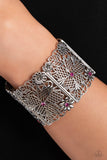 Garden City - Pink Bracelet - Paparazzi Accessories Bracelet Bedazzle Me Pretty Mobile Fashion Boutique