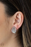 Garden Date - Pink Clip-On Earrings - Paparazzi Accessories Clip-On Earrings Bedazzle Me Pretty Mobile Fashion Boutique