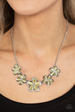 Garden Daydream - Yellow Necklace - Paparazzi Accessories Necklace Bedazzle Me Pretty Mobile Fashion Boutique