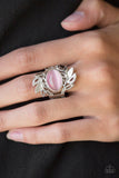 Garden Dew - Pink Ring - Paparazzi Accessories Ring Bedazzle Me Pretty Mobile Fashion Boutique
