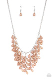 Garden Fairytale - Brown Necklace - Paparazzi Accessories Necklace Bedazzle Me Pretty Mobile Fashion Boutique
