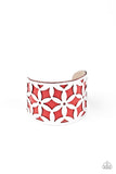 Garden Fiesta - Red Bracelet - Paparazzi Accessories Bracelet Bedazzle Me Pretty Mobile Fashion Boutique