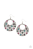 Garden Garnish - Multi Earrings - Paparazzi Accessories Earrings Bedazzle Me Pretty Mobile Fashion Boutique